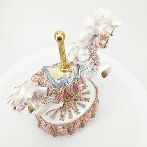 <span class=keywords><strong>Carillon</strong></span> Decorativo per la Casa in Materiale Poliresina a Forma di Cavallo da <span class=keywords><strong>Giostra</strong></span> - Product Image 2