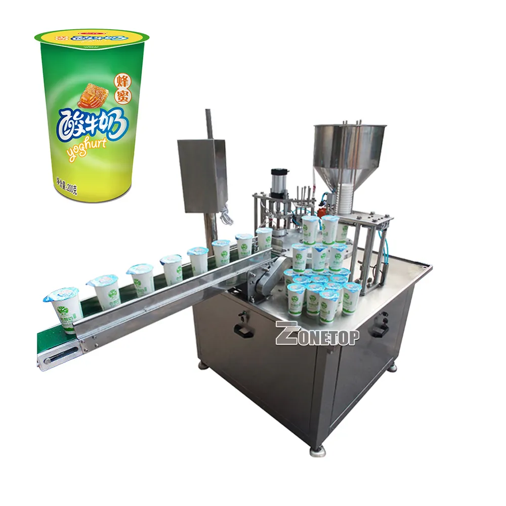 Small Scale Yoghurt Production Machine / Yoghurt Cup Making Machine / Yogurt Complete Production Line