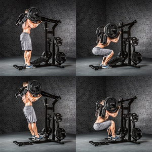 Máy Tập Squat Tốt Nhất Máy Tập Thể Dục Thể Hình Thương Mại Logo Miễn Phí Trọng Lượng Tùy Chỉnh Máy Tập Thể Dục Bắp Chân Đứng Máy Tập Squat - Product Image 5