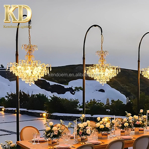 Đèn chùm trang trí đám cưới hiện đại LED kiểu mới sang trọng, đèn đứng ngoài trời chống nước dùng cho đạo cụ sự kiện cưới - Product Image 1