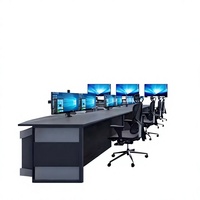 HAO YUAN Centre de commande de marque Poste de travail LED Moniteur intelligent Consoles de commande de bureau Mobilier de bureau modulaire moderne