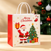 Sac cadeau de Noël personnalisé avec motif lumineux LED innovant, production en 72h, emballage en carton blanc imperméable, vente en gros