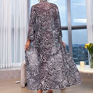 Sfy - y1509 Ropa de dormir sexy de verano para mujer, batas de baño cómodas, batas con estampado de leopardo estilo occidental - Product Image 5