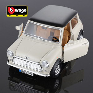 Bburago 1:18 Mobil Klasik Logam <span class=keywords><strong>Mini</strong></span> <span class=keywords><strong>Cooper</strong></span> Pintu Terbuka Simulasi Diecast Mobil Paduan Mobil Logam <span class=keywords><strong>Model</strong></span> Mainan