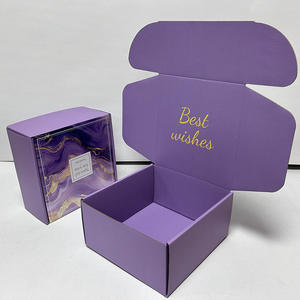 Vente en gros de vêtements cadeaux écologiques épaissis avec logo personnalisé grande boîte cadeau d'expédition postale pour cadeau d'anniversaire de Noël - Product Image 3