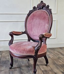 Chaise de salle à manger en bois véritable de style pastoral français, <span class=keywords><strong>fauteuil</strong></span> américain, rétro, ancien, chambre à coucher, chaise de toilette de princesse - Product Image 1