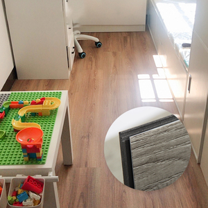 Meilleures ventes <span class=keywords><strong>Protech</strong></span> Revêtement de sol de salle de bain auto-adhésif imperméable écologique Garantie 5 ans 7 mm 12 mm Vinyle antistatique - Product Image 1