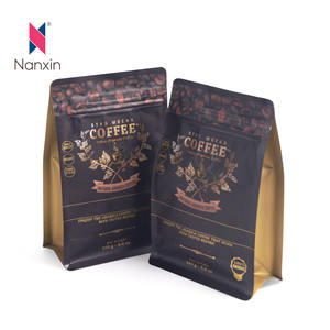 Bolsa de <span class=keywords><strong>café</strong></span> con logotipo personalizado del fabricante, bolsa de <span class=keywords><strong>café</strong></span> con válvula de fondo plano, cremallera de embalaje de té en polvo - Product Image 1
