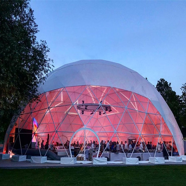 Outdoor Big Pvc Geodesic Dome Tents Transparent ECO Igloo Dome Tent for Large Events/catering