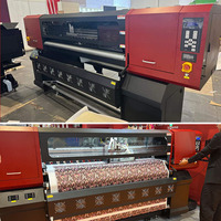 Precio de la industria de gran formato 1,8 m 8 cabezales I3200 Impresora de inyección de tinta de sublimación digital Nueva máquina de impresión de tela para textiles