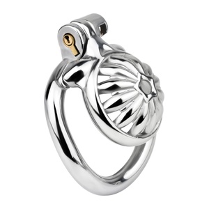 Dispositivo de castidad súper mini para hombre, jaula de castidad de acero inoxidable, anillo para pene, candado de castidad, juguetes sexuales fetichistas para hombres, BDSM, Sissy - Product Image 1