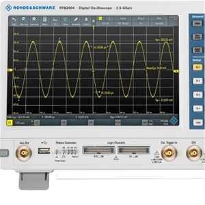 ออสซิลโลสโคป Rohde Schwarz RS High RTB2000 2 ช่องสัญญาณ อัตราการสุ่มตัวอย่าง 2.5G หน้าจอสัมผัสแบบ Capacitive ขนาด 390x220x152 มม. รับประกัน 365 วัน - Product Image 4