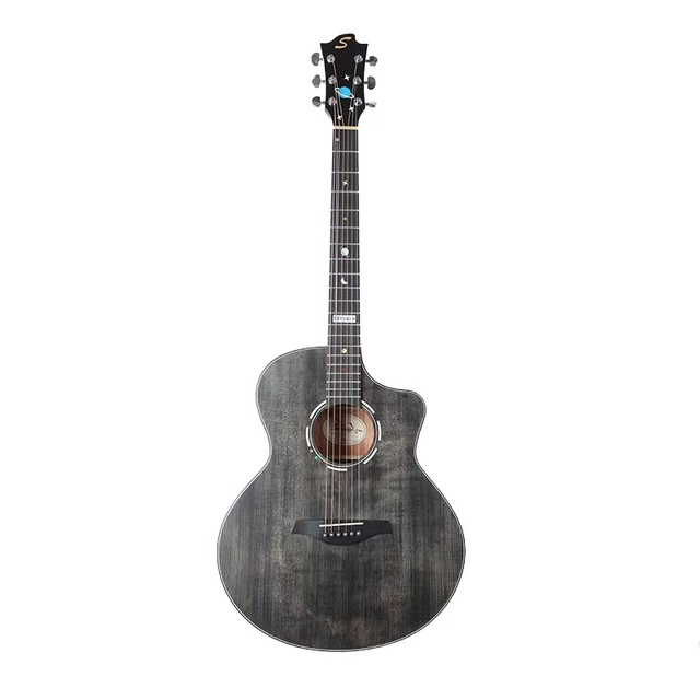 Acoustic Bass Guitar 4 String Spruce Top Acoustic Electric Guitar