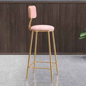 JP Light <span class=keywords><strong>Chaise</strong></span> de <span class=keywords><strong>bar</strong></span> de luxe en acier inoxydable doré Tabouret haut Tabouret de <span class=keywords><strong>bar</strong></span> <span class=keywords><strong>Chaise</strong></span> de <span class=keywords><strong>bar</strong></span> pour réception - Product Image 3