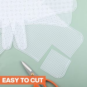 78120 Toiles en maille plastique pour broderie, kits de fabrication de sacs bandoulière, <span class=keywords><strong>toile</strong></span> vierge transparente pour broderie artisanale - Product Image 5