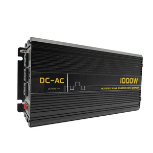 power inverter 1000w 1500w 2000w 12v 24v 48v DC to 110v 220v 230v inverters converters with charger