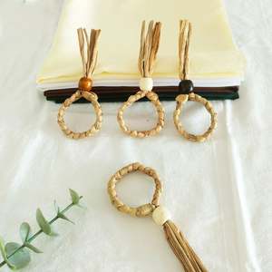 Hand Woven Crafts Banquet <b>Wedding</b> <b>Napkin</b> Ring Woven <b>Napkin</b> Ring - Product Image 5