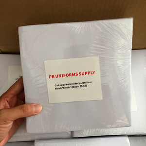 Stabilisateur de broderie soluble dans l'eau, poids moyen, détachable/coupable/lavable - Product Image 5