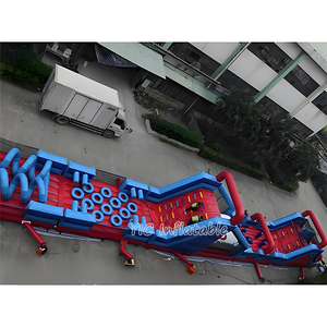 Vui vẻ NINJA CHIẾN BINH trở ngại vui vẻ <span class=keywords><strong>Inflatable</strong></span> chạy đua NINJA CHIẾN BINH <span class=keywords><strong>Inflatable</strong></span> thư bị trả lại nhà các chướng ngại vật cho người lớn - Product Image 4