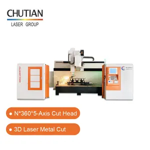 Chutian N x-máquina de corte láser de fibra 3D, 360 grados, robótica, 5 ejes, piezas 3D