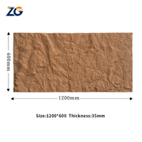 ZGSTONE Vente en gros Faux pierre artificielle étanche insonorisée Panneau mural de luxe 3d en pierre Pu Panneau mural en ardoise