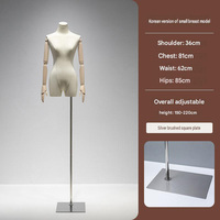 Maniquí de Mujer para Tienda de Ropa, Medio Cuerpo, para Exhibición de Vestidos en Escaparates