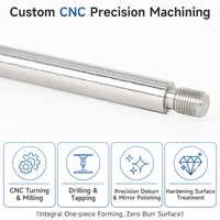 Vis à épaule en acier inoxydable 304/316 usinée CNC, sur mesure, anti-vibration, haute précision, ISO7379, pour applications industrielles et médicales