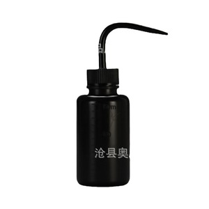 Laboratory wash <b>bottles</b>, red-top plastic curved nozzle <b>squeeze</b> <b>bottles</b>, 1000ml reagent dispensing graduated <b>bottles</b>, wholesale - Product Image 5