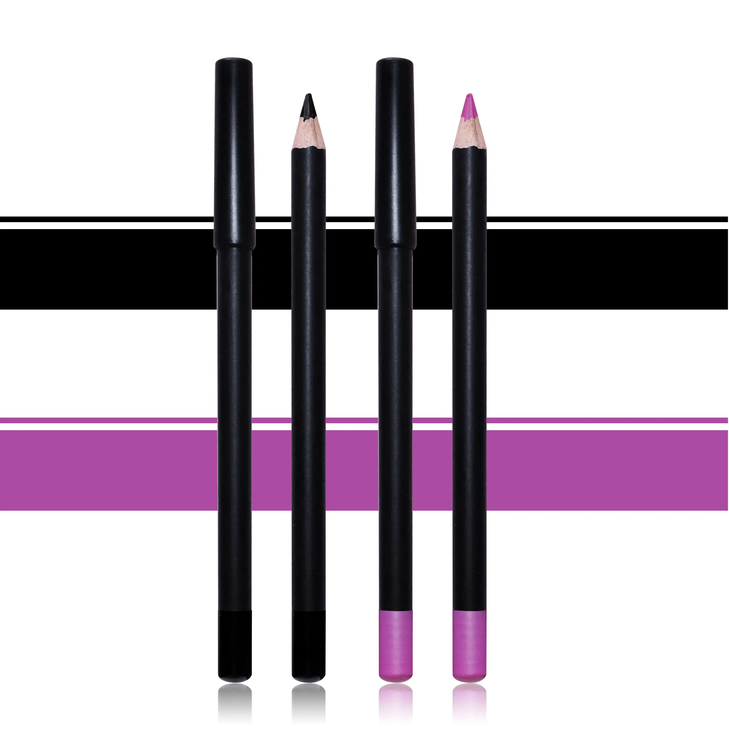 Multi-funktionale make-up werkzeuge als augenbraue bleistift und lip liner und eye liner bleistift