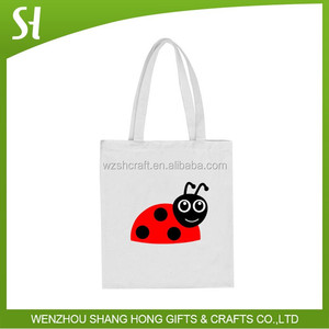 Sac fourre-tout en toile motif parapluie arc-en-ciel style dessin animé, sac de courses taille moyenne avec poignée longue pour usage quotidien - Product Image 2