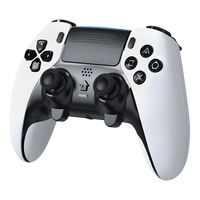 Manette de jeu HY-18 prête à être expédiée avec volant de direction sans fil BT, double vibration et fonction Turbo pour PC/tablette.