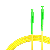 1m (3ft) Fiber Patch Cable 1 Fiber LC APC Simplex to LC APC Simplex Single Mode (OS2) Riser (OFNR) 2.0mm Tight-Buffered