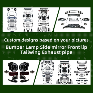 Kit de Estilización Black Warrior Edición <span class=keywords><strong>007</strong></span> para Land Rover Defender 110 L663 2020-2025, Piezas Completas de Modificación Exterior - Product Image 3