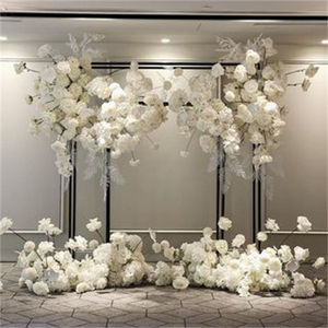 Wedding Simple Black Metal Arch <b>Backdrop</b> Stand for Wedding Events Great made in china - Product Image 4