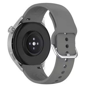 Pulsera inteligente de repuesto para reloj Xiaomi S1 Pro S2 Color2 <span class=keywords><strong>Amazfit</strong></span> <span class=keywords><strong>GTR</strong></span> <span class=keywords><strong>4</strong></span>, <span class=keywords><strong>correa</strong></span> de reloj de silicona de Color puro con extremo curvo de 22mm - Product Image 4