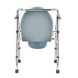 Nursing <b>Commode</b> <b>Chair</b> With Armrests And Padded Seat For Elderly And Disabled Hospital Use - Product Image 4