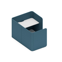 Écran de séparation acoustique modulaire en tissu écologique pour poste de travail ergonomique individuel en bureau ouvert (zone de concentration)