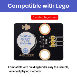 การทดลองวิทยาศาสตร์ง่ายๆ การเรียนรู้ STEM การเขียนโปรแกรม DIY ชิ้นส่วนอิเล็กทรอนิกส์ บัซเซอร์แบบแอคทีฟสำหรับ <span class=keywords><strong>Arduino</strong></span> - Product Image 4