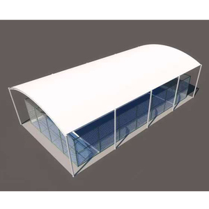 China Factory Padel Court With Roof Outdoor Padel Court <b>Rain</b> Roof Custom Padel Tennis Court Roof - Product Image 5