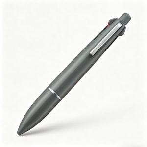 Stylo multifonction MSXE5-LS-05 Light Touch 4&1, 4 couleurs, pointe bille 0,5 mm et crayon mécanique 0,5 mm, corps mat au toucher doux - Product Image 5