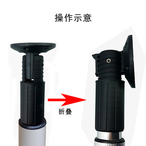 Furniture <b>Leg</b> Telescopic <b>Table</b> <b>Legs</b> 922mm Height <b>Adjustable</b> Aluminum Silver Minimalist Design Easy Installation For <b>Table</b> - Product Image 5