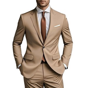 Factory Custom Two-button Digital Printing Suit Two-piece Custom Suit <strong>Jacket</strong> Men's Suit - Product Image 1