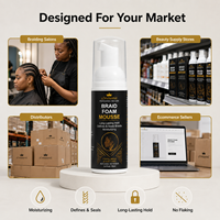 Mousse Volumisante en Gros pour Cheveux, Mousse Coiffante en Vrac pour Tresses et Perruques