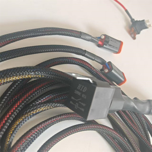 Elektronik Otomotif Perakitan Kabel Kustom Universal 3m Produsen Kabel dan Harness Lampu dengan Relay dan Sakelar - Product Image 2