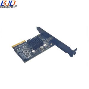 2026 nuevo conector USB 3,2 de 20Gbps, adaptador <span class=keywords><strong>PCI</strong></span> <span class=keywords><strong>Express</strong></span> X4 <span class=keywords><strong>PCI</strong></span>-E 4X, tarjeta controladora SATA de 15 Pines, alimentación en Stock - Product Image 4