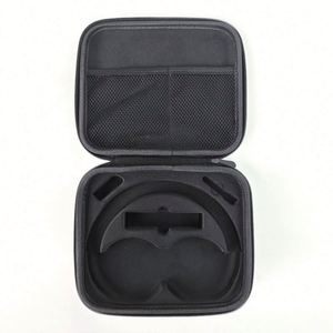 Estuche Rígido Grande para Audífonos, Resistente al Agua, de EVA, para Viaje, Caja de Almacenamiento para Auriculares, Bolsa de EVA Negra para Audífonos Inalámbricos - Product Image 1