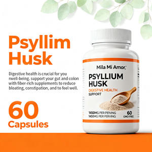 Label pribadi kapsul sekam <span class=keywords><strong>Psyllium</strong></span> Gut & usus mendukung suplemen mendorong kesehatan pencernaan & teratur OEM kapsul psylilum - Product Image 3