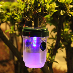 Piège à mouches des fruits en silicone amovible hautement efficace avec lumière nocturne, piège écologique pour abeilles, piège solaire pour guêpes, à semi-conducteurs - Product Image 2