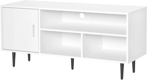 Modern Home Entertain ment Unit Center MDF-TV-Stands chrank für Fernseher bis zu 60 Zoll mit Kabelloch-Lager regal für Wohnzimmer - Product Image 4