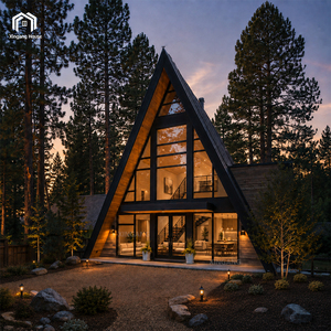Casa Prefabricada Triangular Moderna y de Lujo, Fácil de Instalar, Cabaña Pequeña, Gran Vivienda Prefabricada para Proyectos de Hoteles y Resorts - Product Image 1